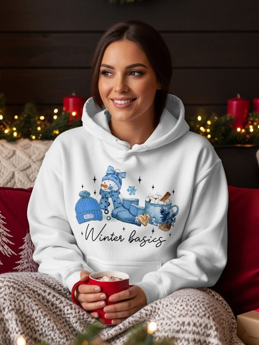 Cozy Winter Basics Hoodie for Seasonal Comfort