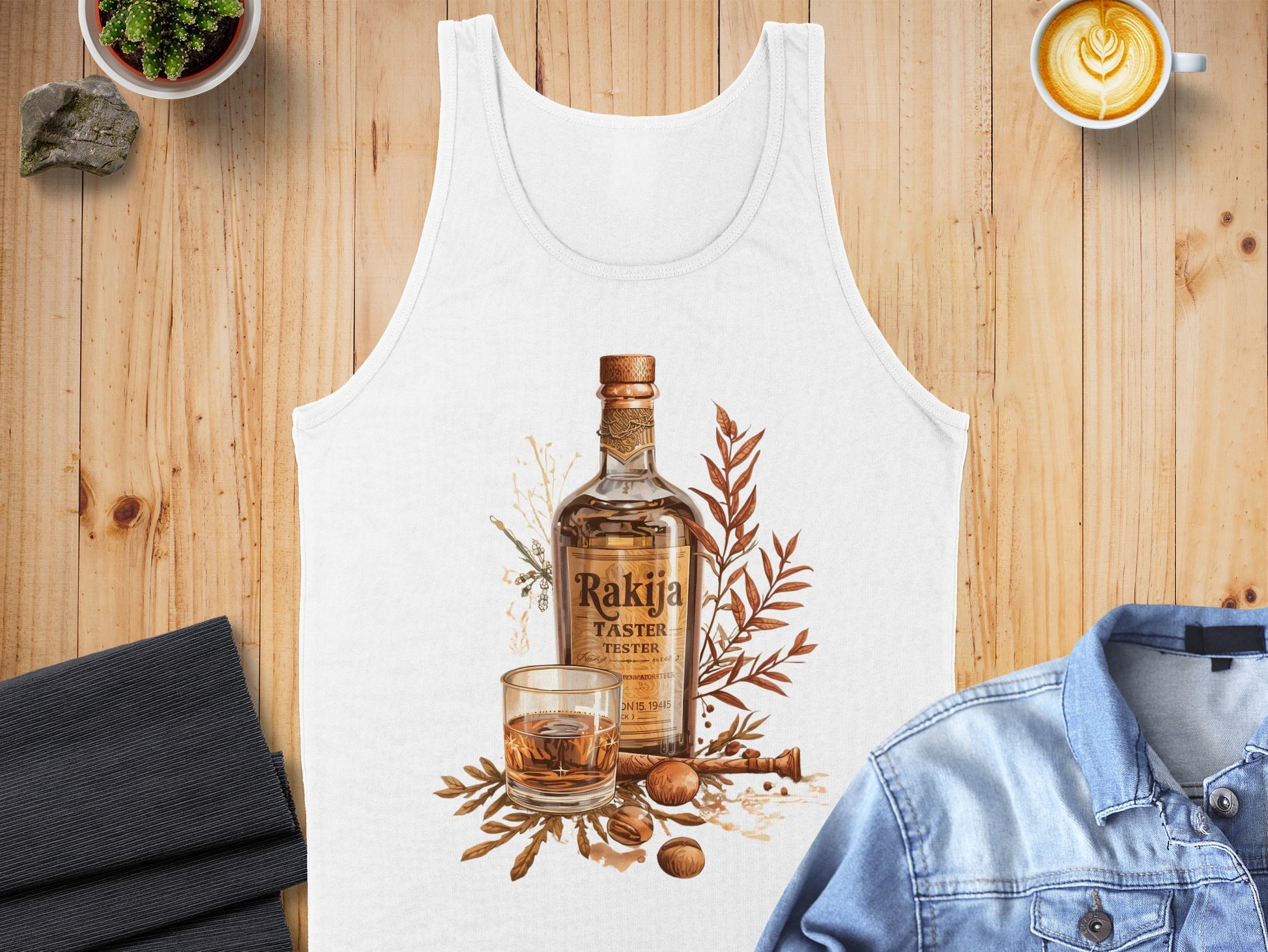 Rakija Taster Tester Bottle Design Tank Top product