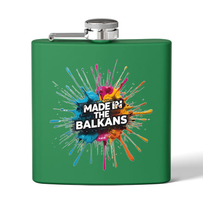 Green MADE IN THE BALKANS Paint Splash Flask product type
