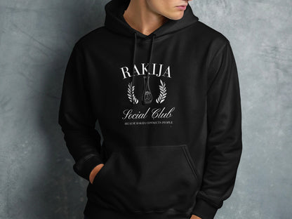 Rakija Social Club Design Black Hoodie product