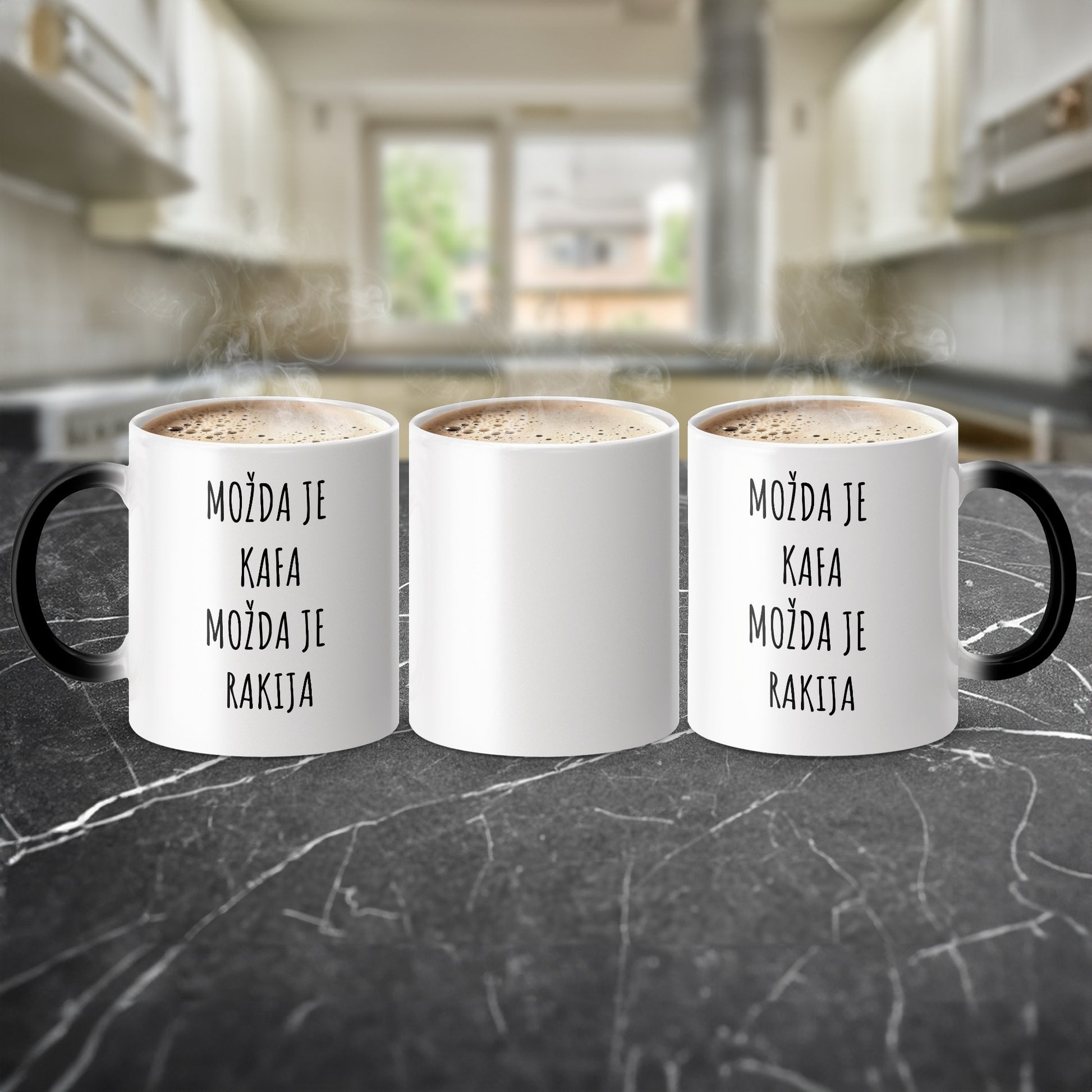 Branded Custom Coffee Mugs with Serbian Quote Design