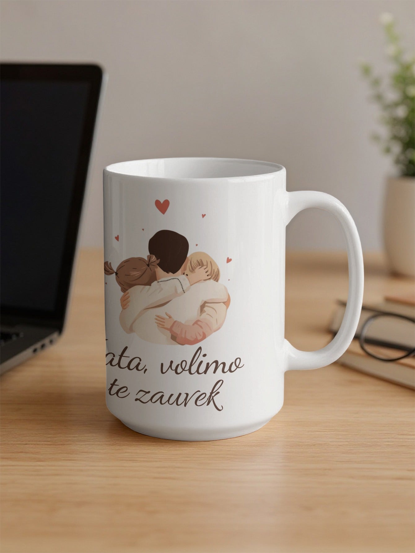 Personalized Family Love Forever Design Mug