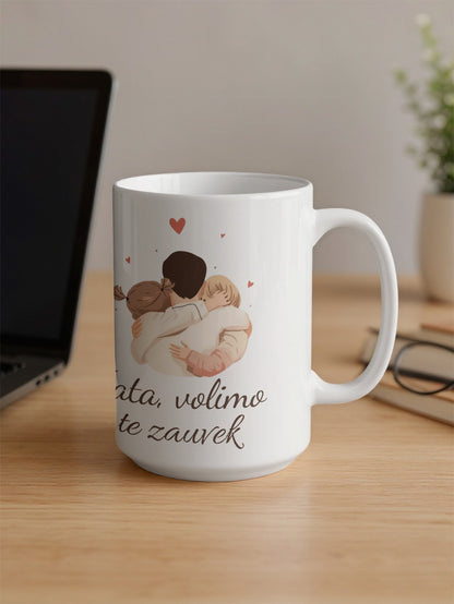 Personalized Family Love Forever Design Mug