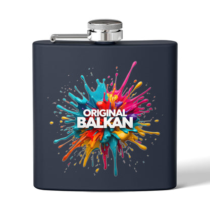 Original Balkan Colorful Paint Splash Flask product type