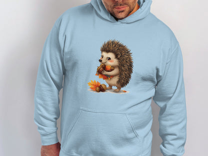Cute Hedgehog Printed Hoodie for Autumn Wear product type