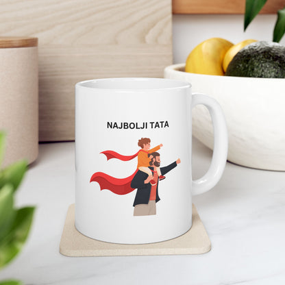 Moj Tata Je Heroj-Od Sina | My Dad Is A Hero-From Son Mug