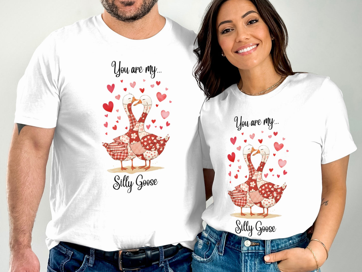 You Are My Silly Goose Couple Matching T-shirt Set