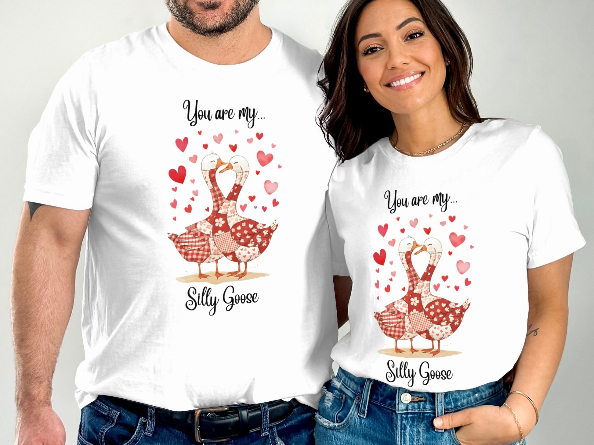 You Are My Silly Goose Couple Matching T-shirt Set