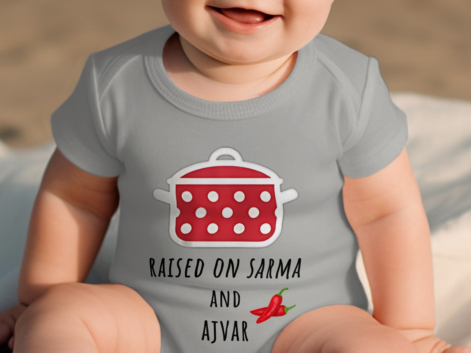 Raised on Sarma and Ajvar Baby Clothing product type