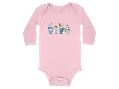 Cute Animal Jars Long Sleeve Baby Onesie Product