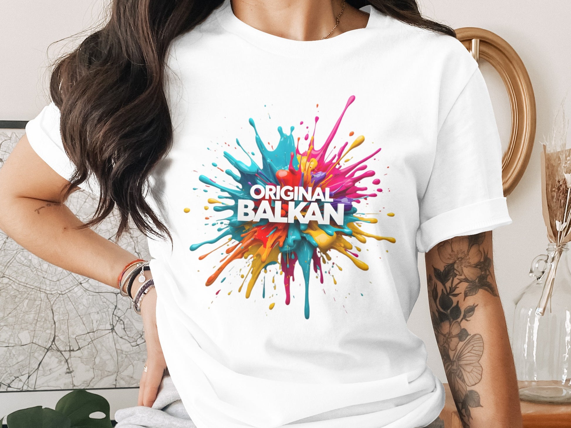 Original Balkan Paint Splash Colorful Design product type