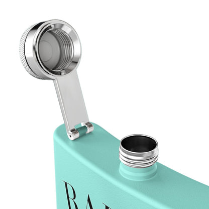 Mint Green Flask With Secure Screw Cap Flask