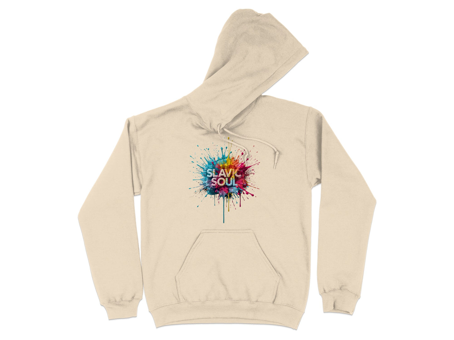 SLAVIC SOUL Colorful Paint Splatter Hoodie product type