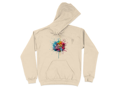 SLAVIC SOUL Colorful Paint Splatter Hoodie product type