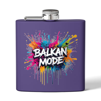 Balkan Mode Purple Flask Paint Splatter Design product type