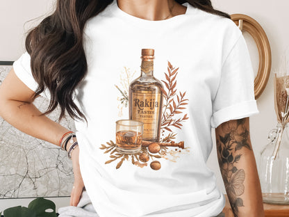 Rakija Taster Graphic Tee Unique Tester Product Type