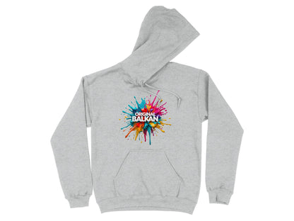 Grey Hoodie Original Balkan Colorful Splash product type