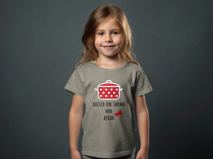 Raised On Sarma And Ajvar Cute T-shirt kids product