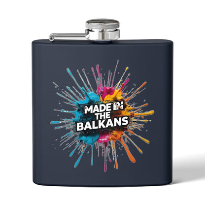 Made In The Balkans Colorful Paint Splat Flask product type