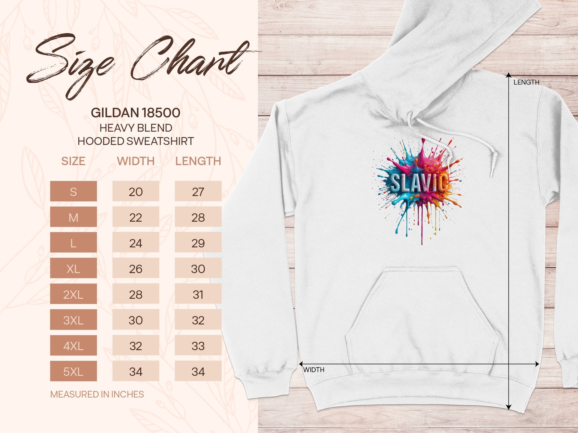Slavic Splash Design GILDAN 18500 Hooded Sweatshirt product type