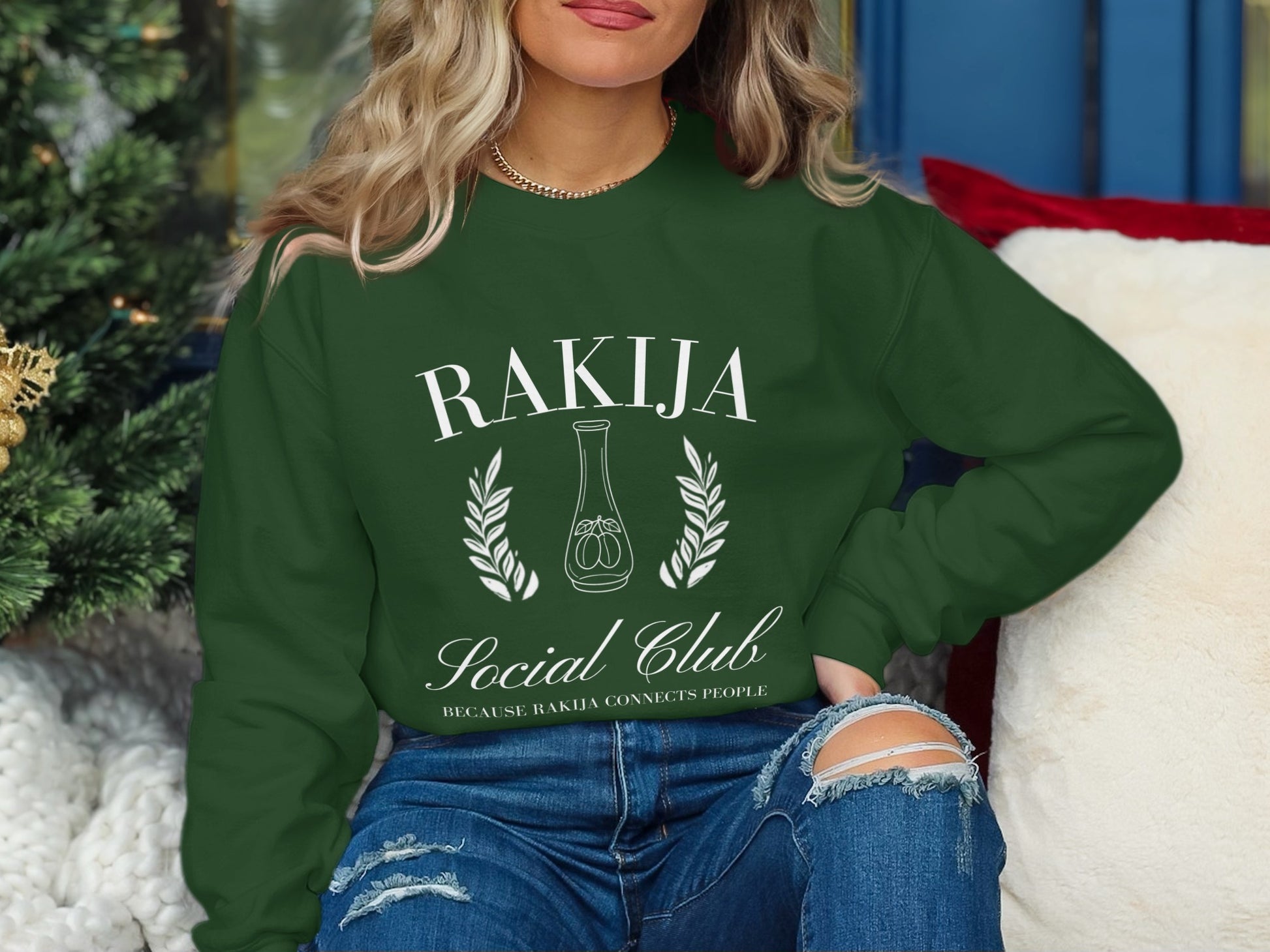 Rakija Social Club Green Long Sleeve Shirt product