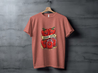 Ajvar Crew Peppers and Jar Graphic T-Shirt product type