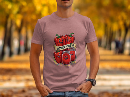 Ajvar Crew Festive Peppers Graphic T-Shirt product type