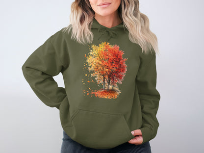 Autumn Trees Graphic Design Hoodie product type