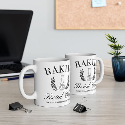 Rakija Social Club Mug Because Rakija Connects People