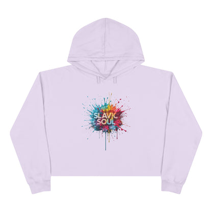 Slavic Soul Colorful Splash Light Purple Hoodie product type