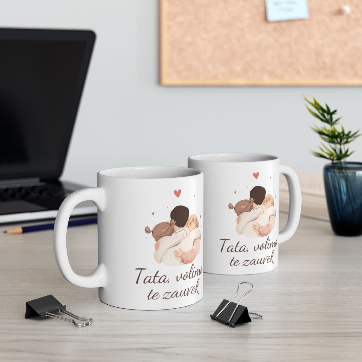Tata volimo te zauvek Father's Day Mug Gift