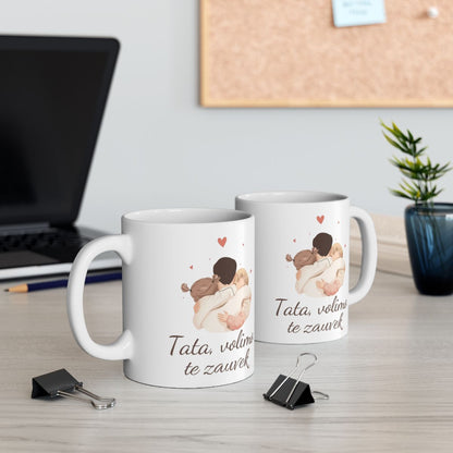 Tata volimo te zauvek Father's Day Mug Gift