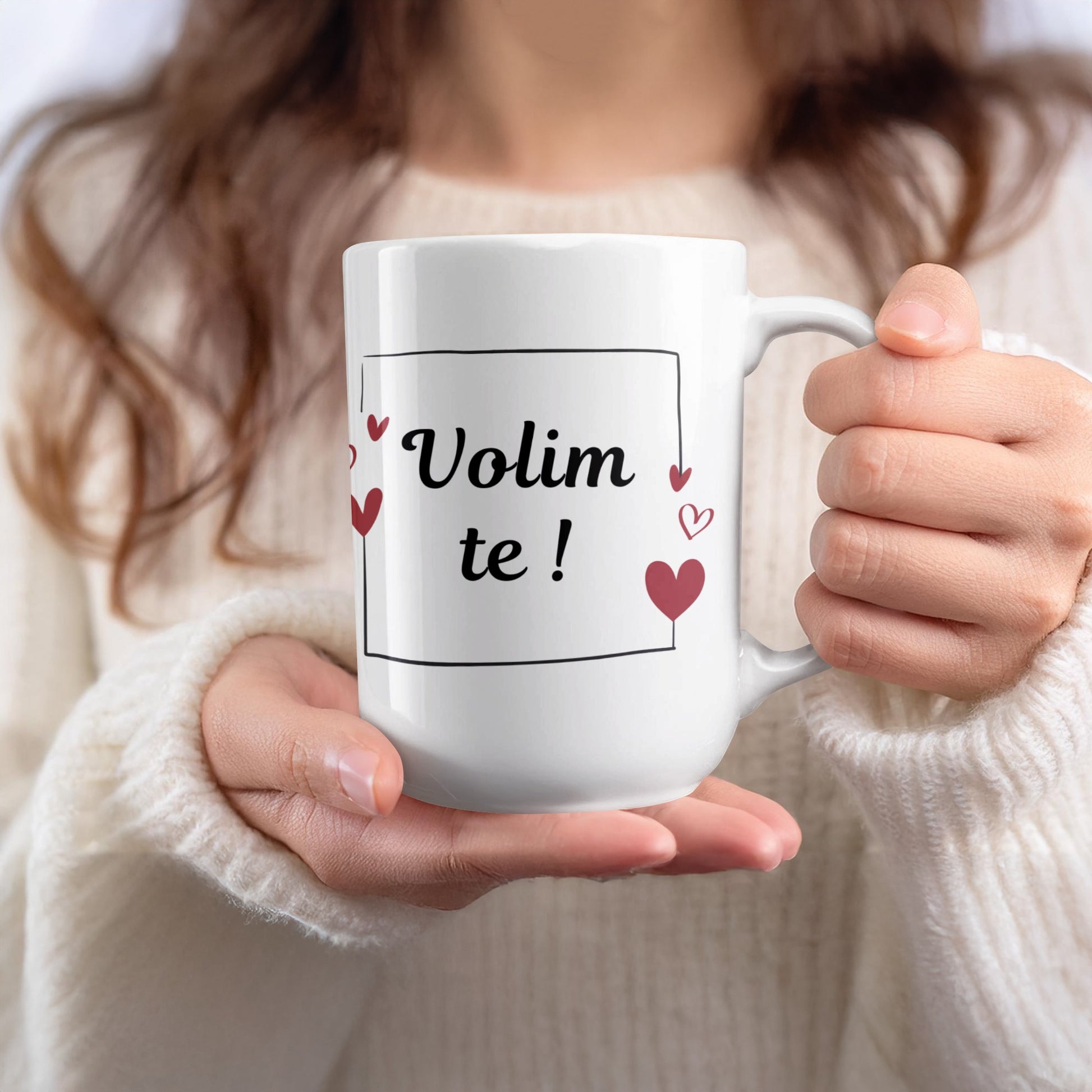 Volim te Valentine's Day Romantic Gift Mug
