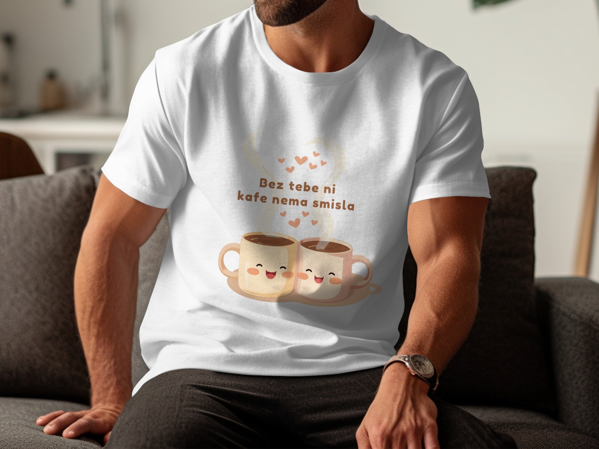 Bez tebe ni kafe nema smisla T-shirt