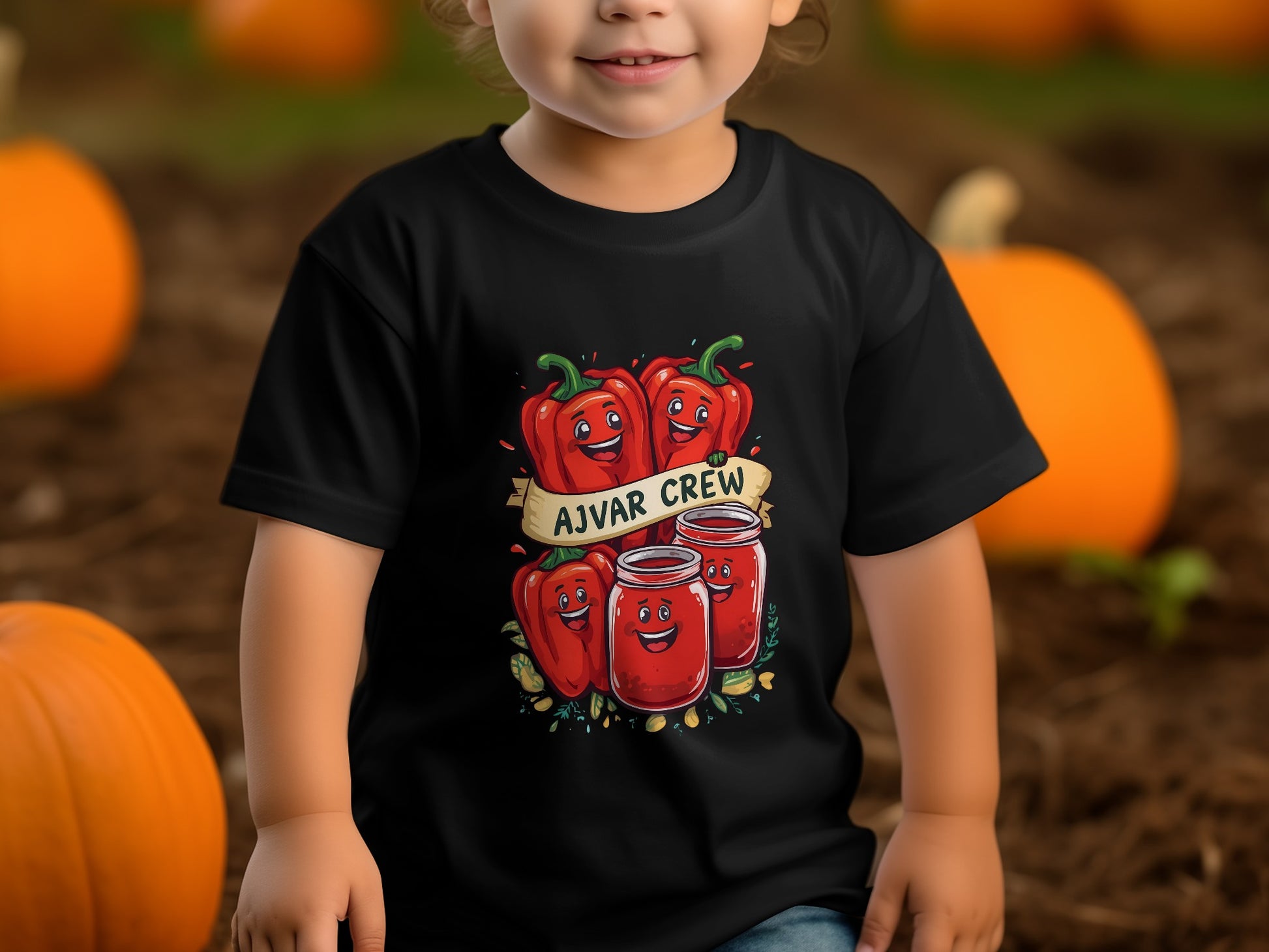 Ajvar Crew Graphic Print Kids T-Shirt product type
