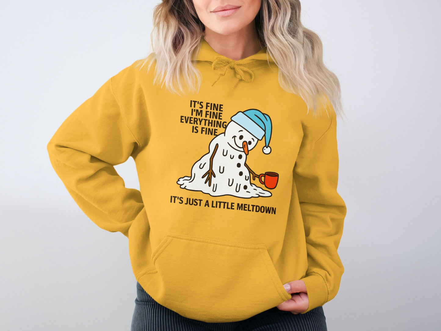 It's Just a Little Meltdown Yellow Sweatshirt