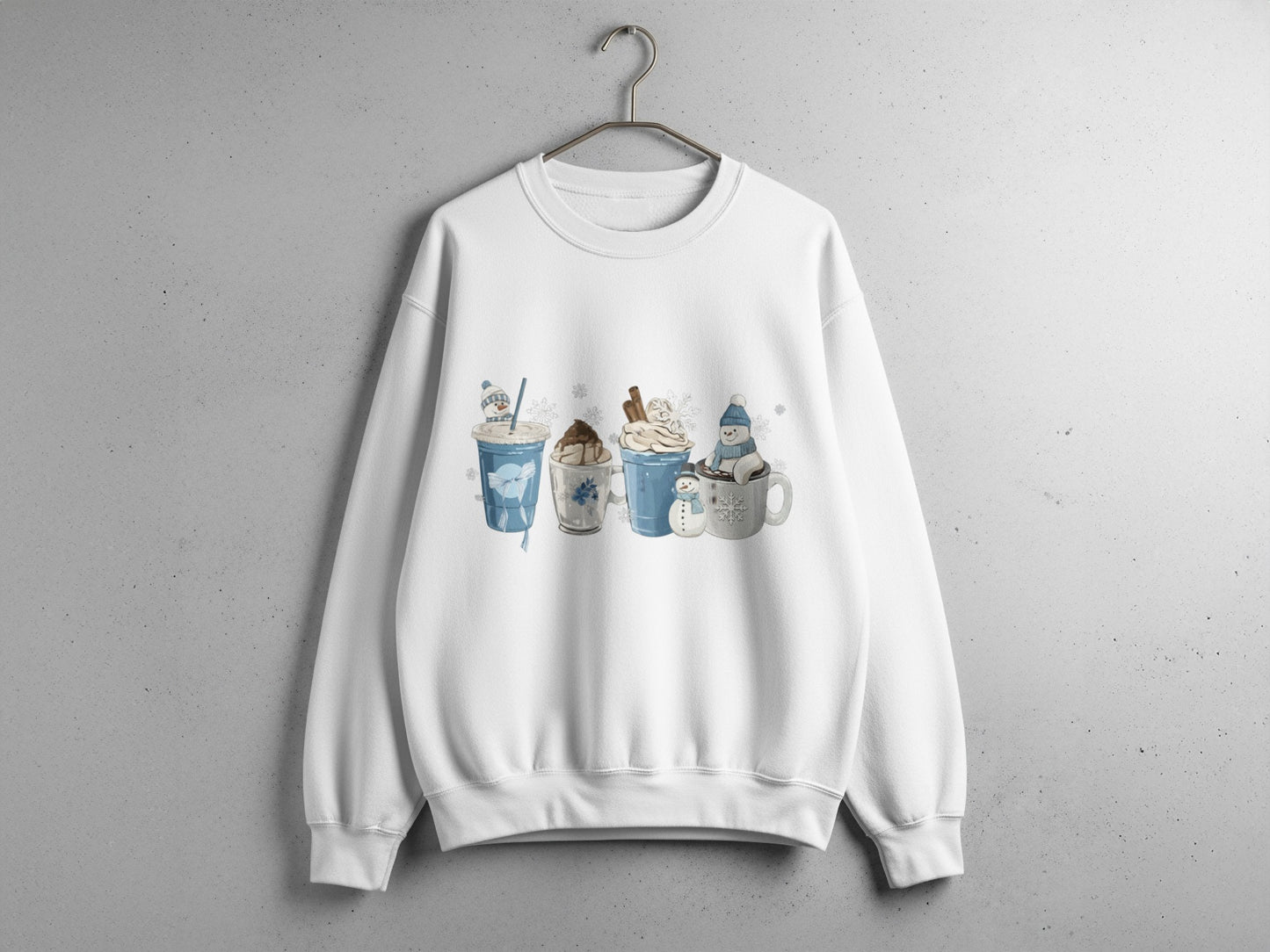 Cozy Desserts Illustrated White Sweatshirt Product
