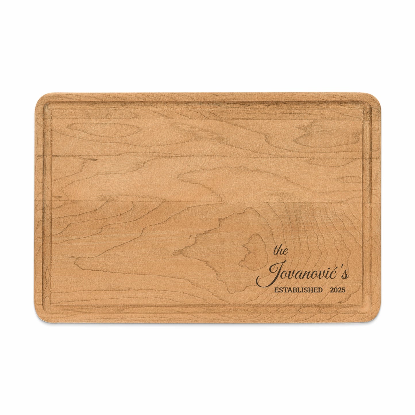 The Jovanovic's Established 2025 Custom Cutting Board