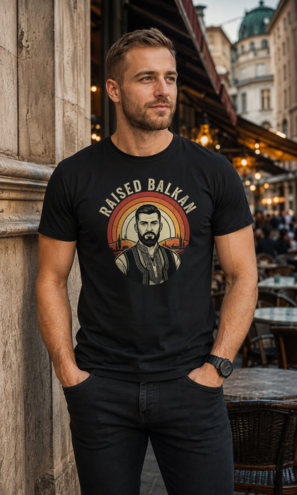 Raised Balkan Heritage Man's T-Shirt