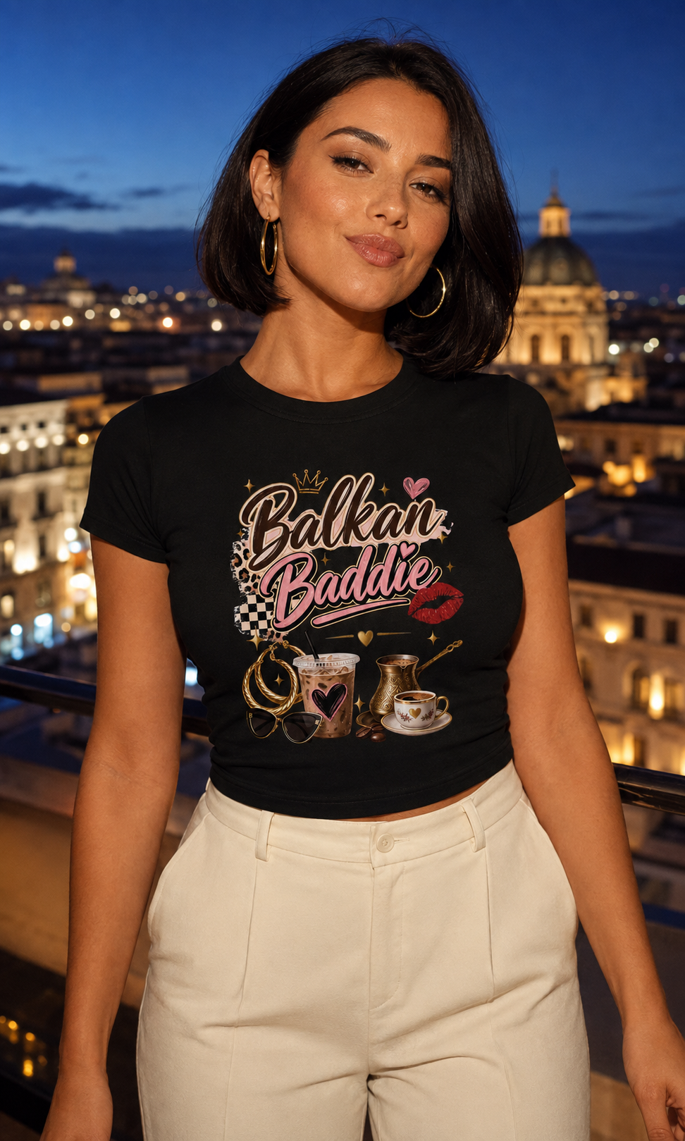 Balkan Baddie Graphic T-Shirt