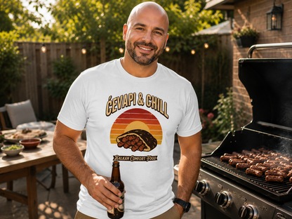 Cevapi & Chill Retro Sunset T-Shirt