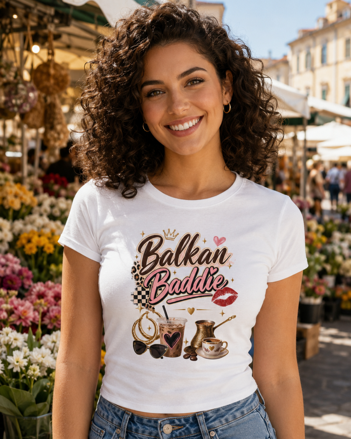Balkan Baddie Graphic T-Shirt