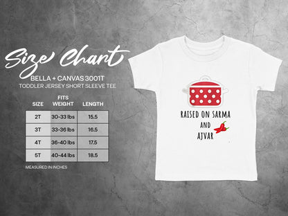 Raised on Sarma and Ajvar Toddler Tee product