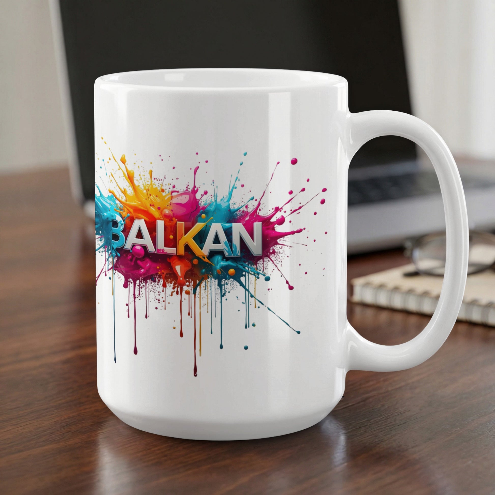 Balkan Vibrant Paint Splatter Design product type