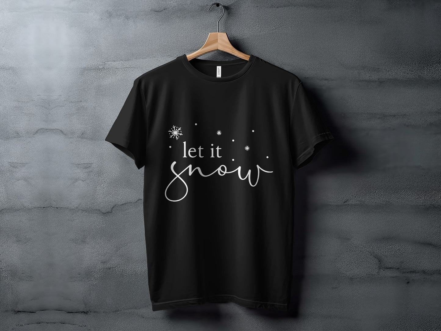 Let It Snow Custom Design Printed Shirt