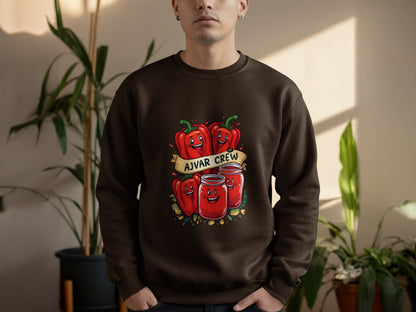 Ajvar Crew Funny Red Pepper Sweatshirt product