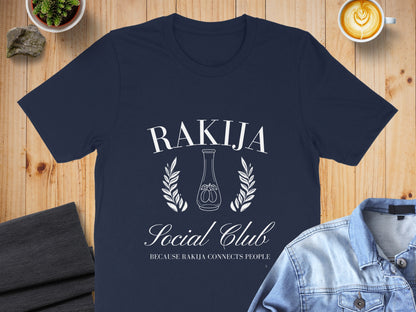 Rakija Social Club Connects People T-shirt product