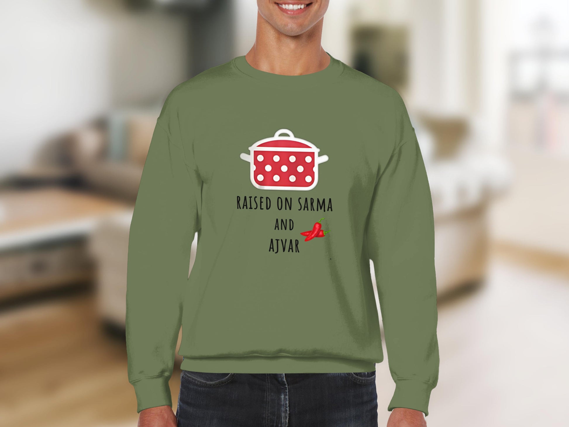 Raised On Sarma And Ajvar Sweatshirt product type