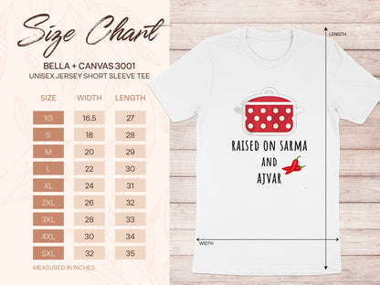 Raised On Sarma And Ajvar Unisex Jersey Short Sleeve product