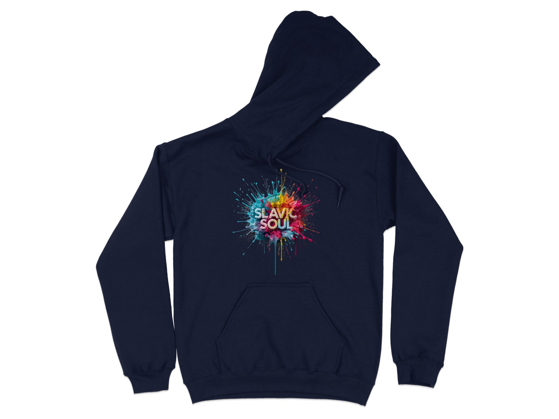 Slavic Soul Paint Splash Design Hoodie product type